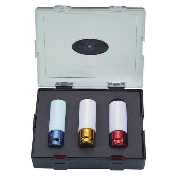 Набір головок Force FOR K4032 17/19/21 мм 1/2" 3 шт.