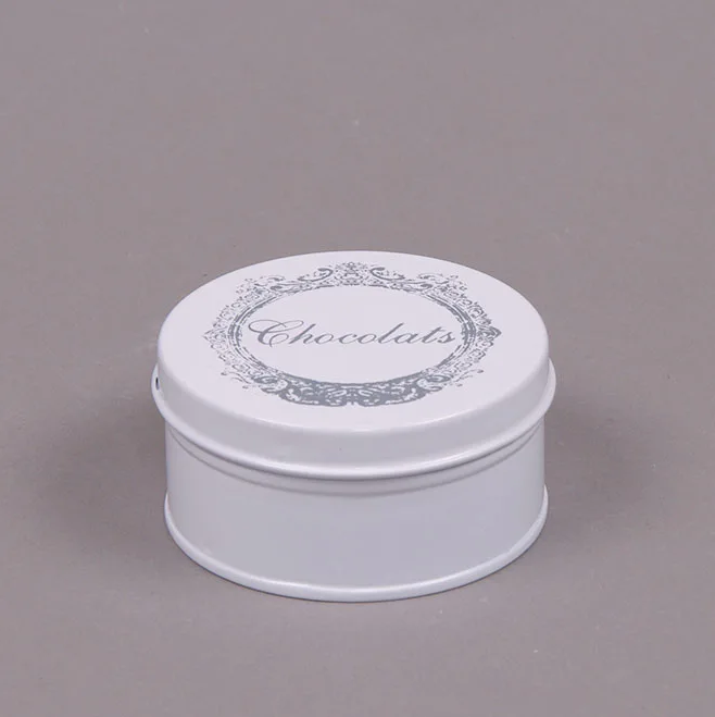 Шкатулка для шоколада металлическая Flora Белый 19967