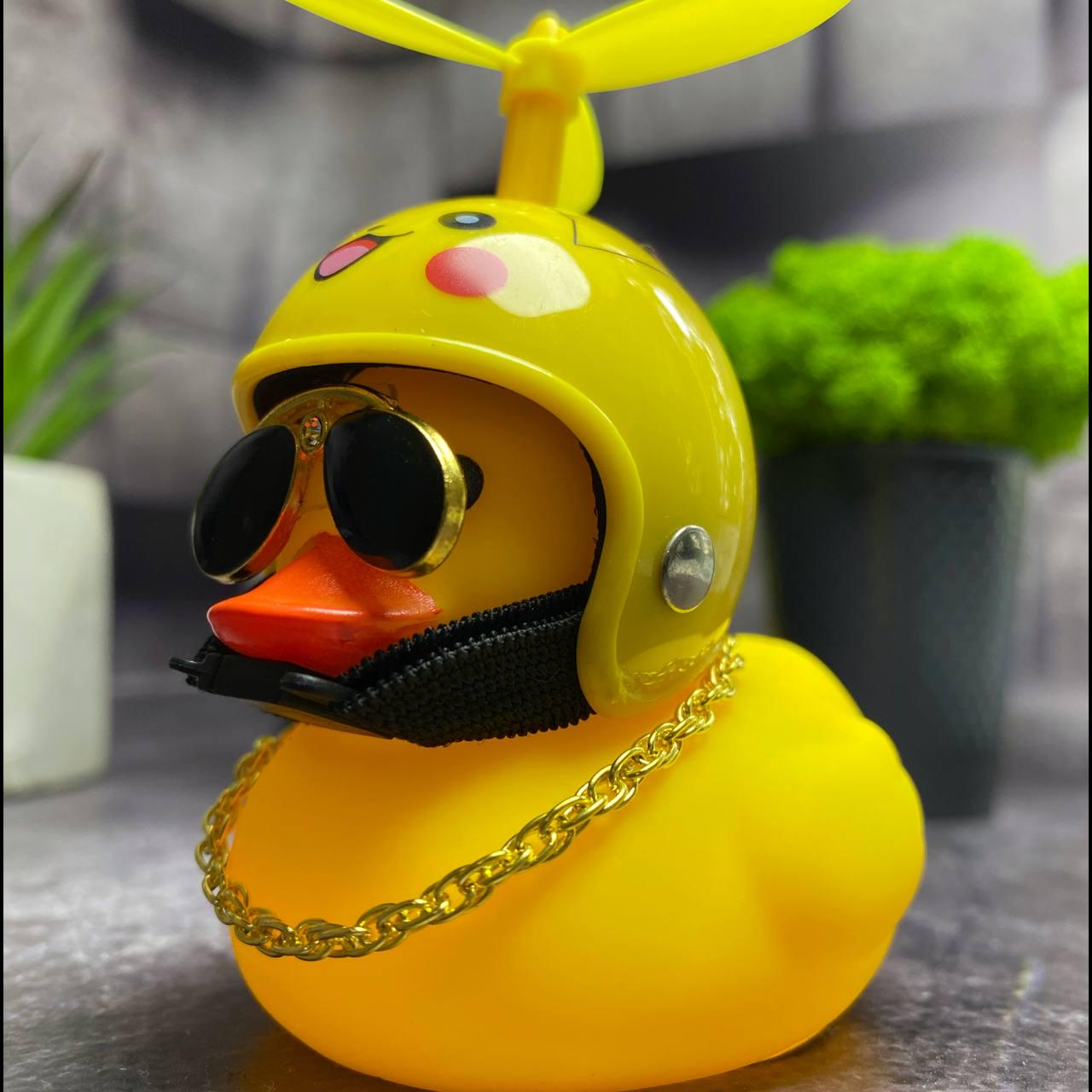 Автомобильная утка в шлеме Crazy Duck (00-931) - фото 1