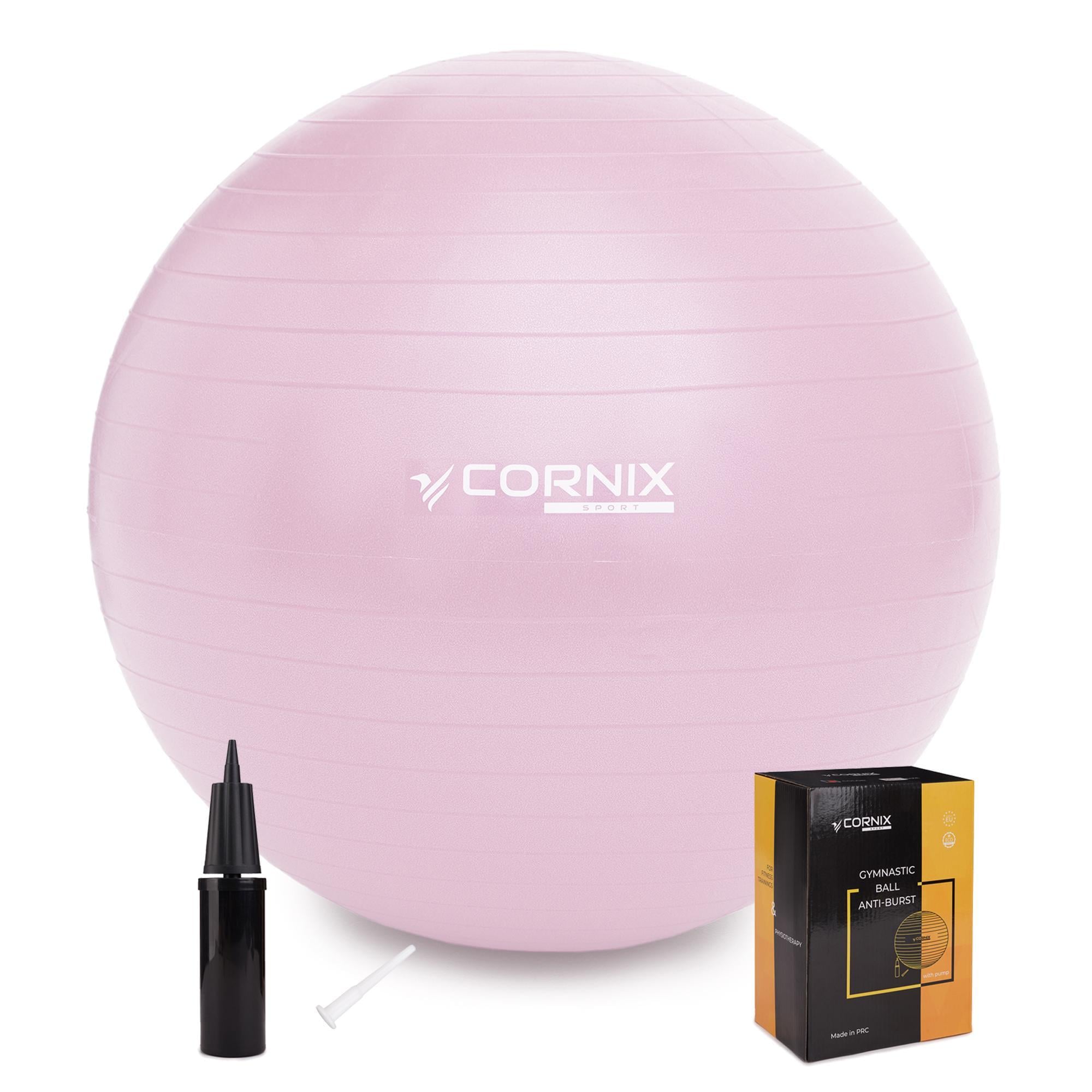 Фитбол для фитнеса Cornix Anti-Burst XR-0367 75 см Light Pink