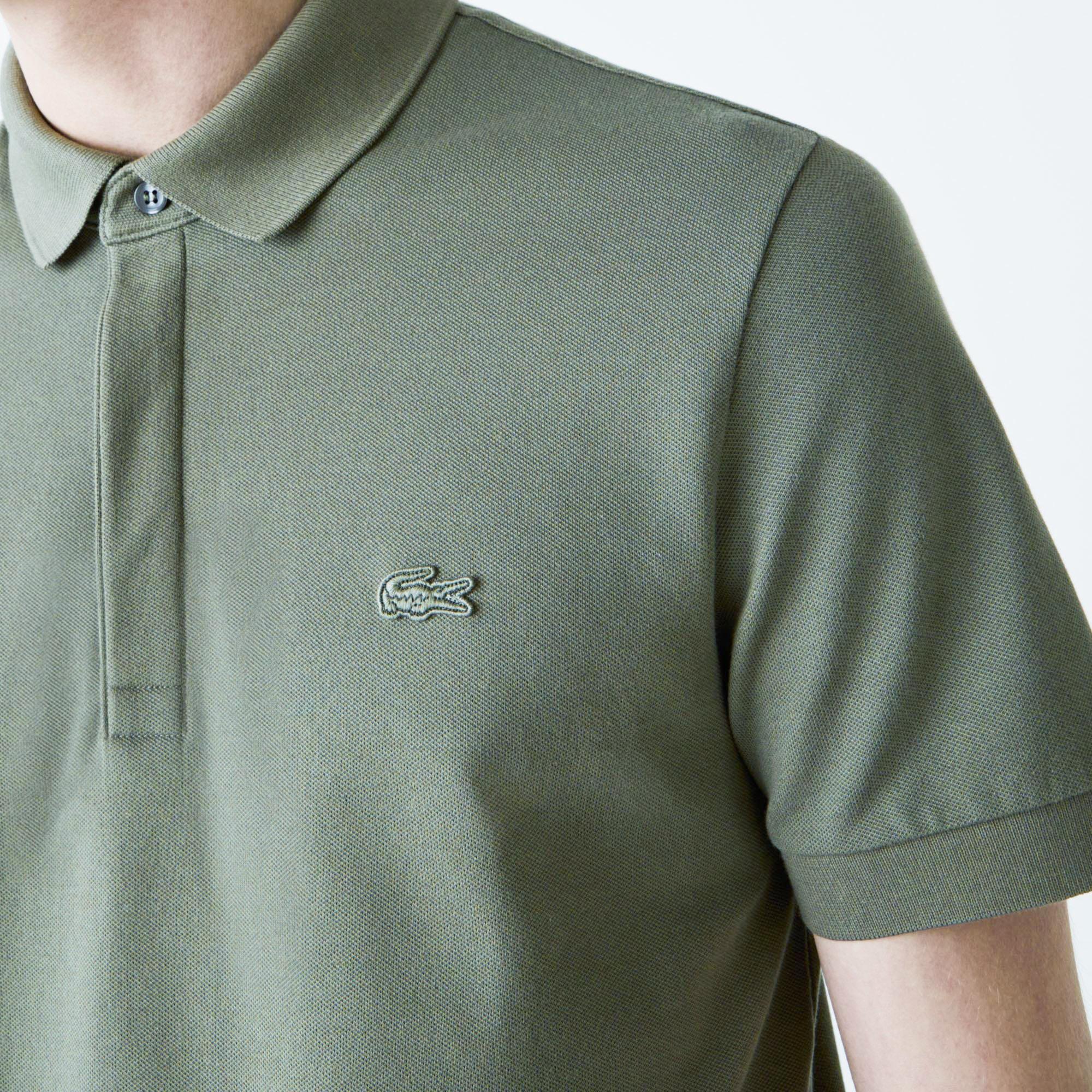 Поло мужское Lacoste Paris Polo 14088 L Khaki (17808430) - фото 6