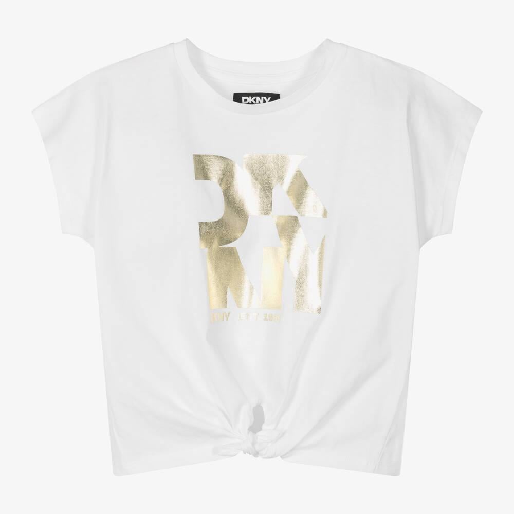 Футболка DKNY 62309 13-14 років 160 см Білий (2700775305)