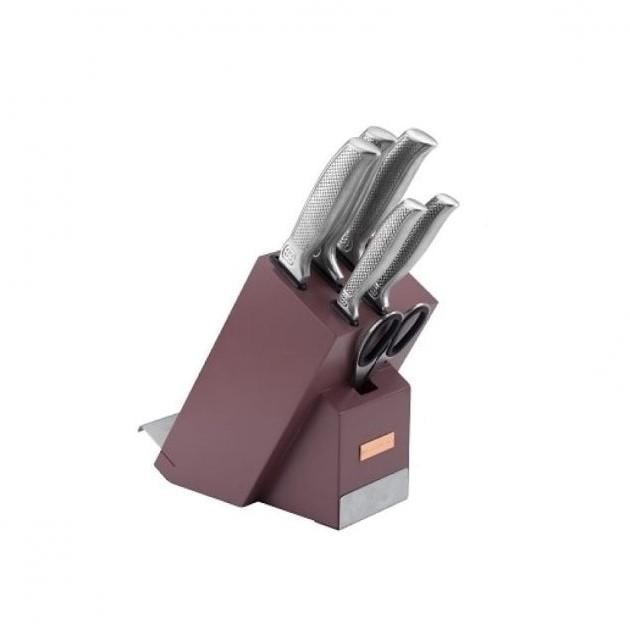 Набор ножей Edenberg EB-11023 с подставкой 7 пр. Green (EB-11023-2) Набор ножей Edenberg EB-11023 с подставкой 7 пр. Green (EB-11023-2)