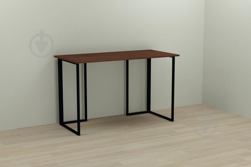 Компьютерный стол Ferrum-decor Ханна 75x100x60 черный ДСП Венге 16мм