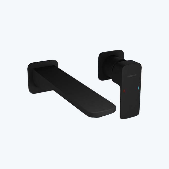 Смеситель для раковины Excellent Keria настенный Черный матовый Смеситель для раковины Excellent Keria настенный Черный матовый