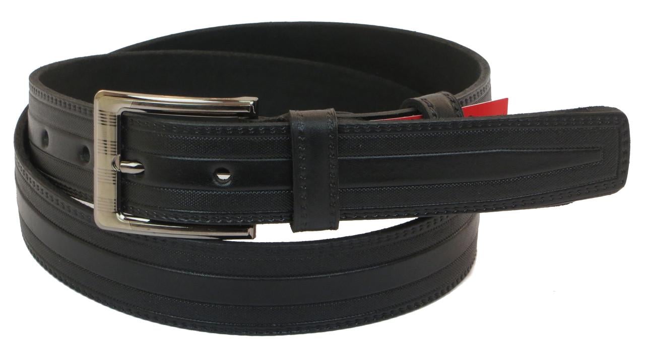 Ремень мужской Skipper 1036-35 под брюки 3,5 см Черный