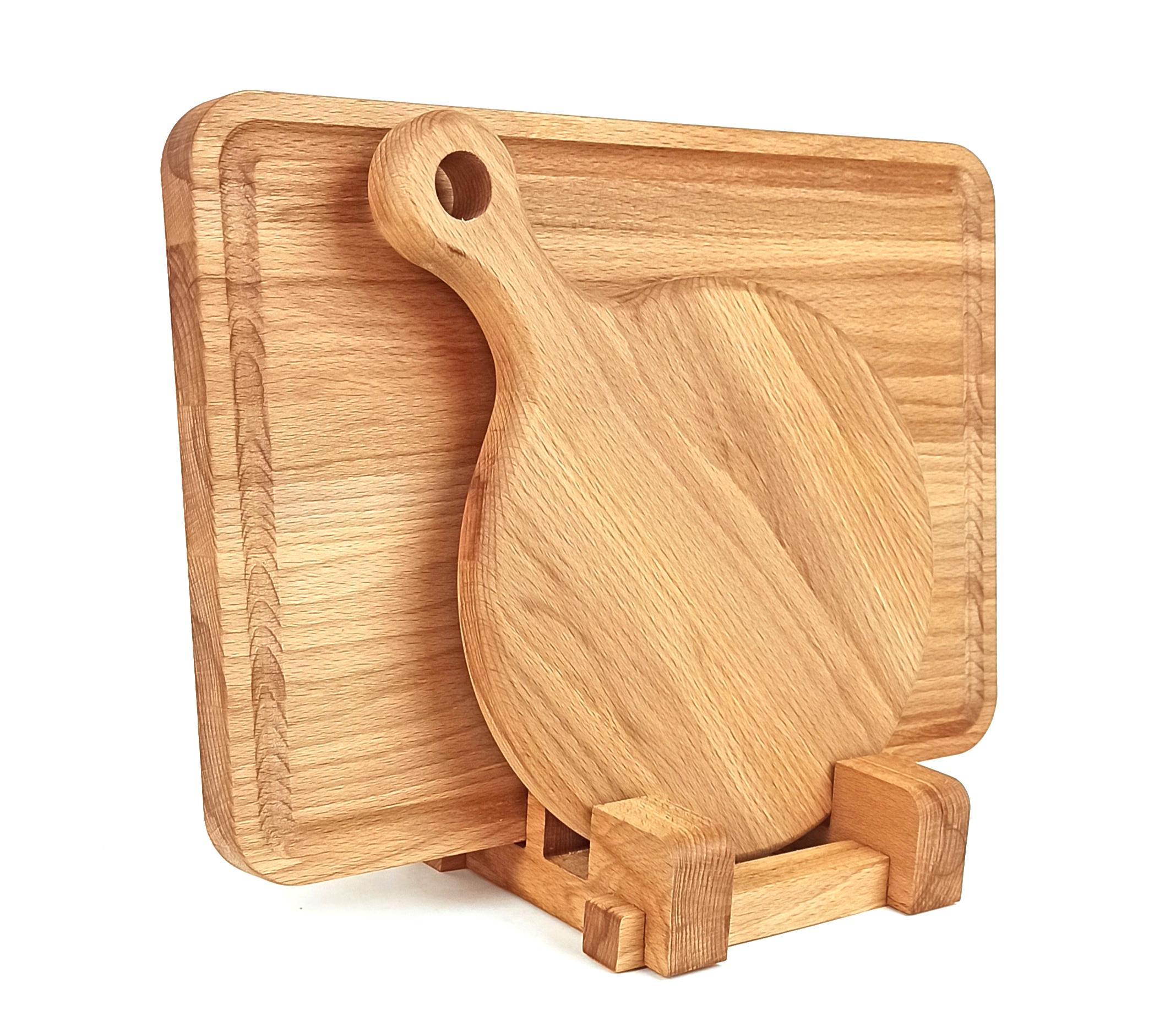 Набор кухонных досок Орегано с подставкой (02001)