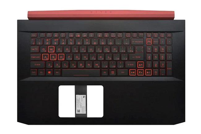 Верхняя панель с клавиатурой для ноутбука Acer Nitro 5 AN517-51 с GPU GTX 1050/1650 (15110)