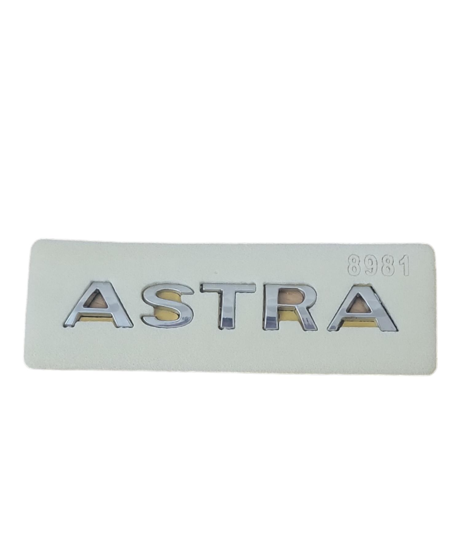 Надпись на заднюю ляду Astra 123х18 мм Хром (24268767)