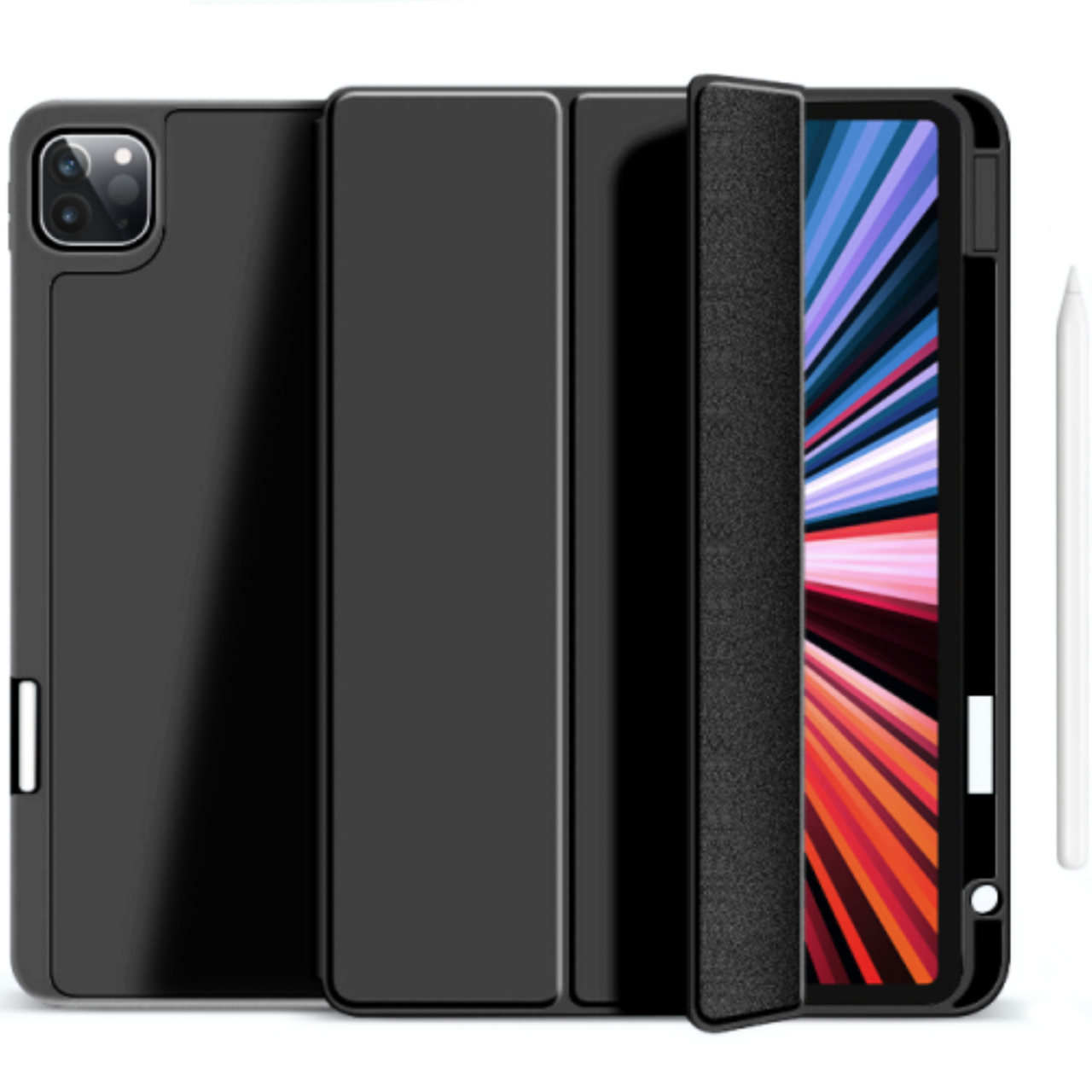 Чехол книжка Wiwu Skin Feeling Protective Case for iPad Pro 12,9 5th Gen 2021 M1 6th Gen 2022 M2 Black - фото 2 Чехол книжка Wiwu Skin Feeling Protective Case for iPad Pro 12,9 5th Gen 2021 M1 6th Gen 2022 M2 Black - фото 2