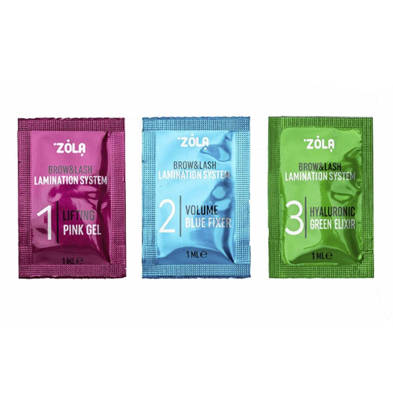 Набор для ламинирования ZOLA Color Lab в саше 3х1 мл (011116)