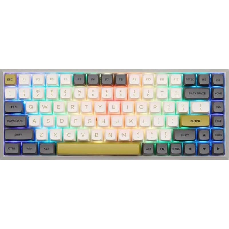 Клавиатура механическая Motospeed SK84 Outemu Red RGB-подсветка USB и 2,4G Bluetooth Серый (626316)