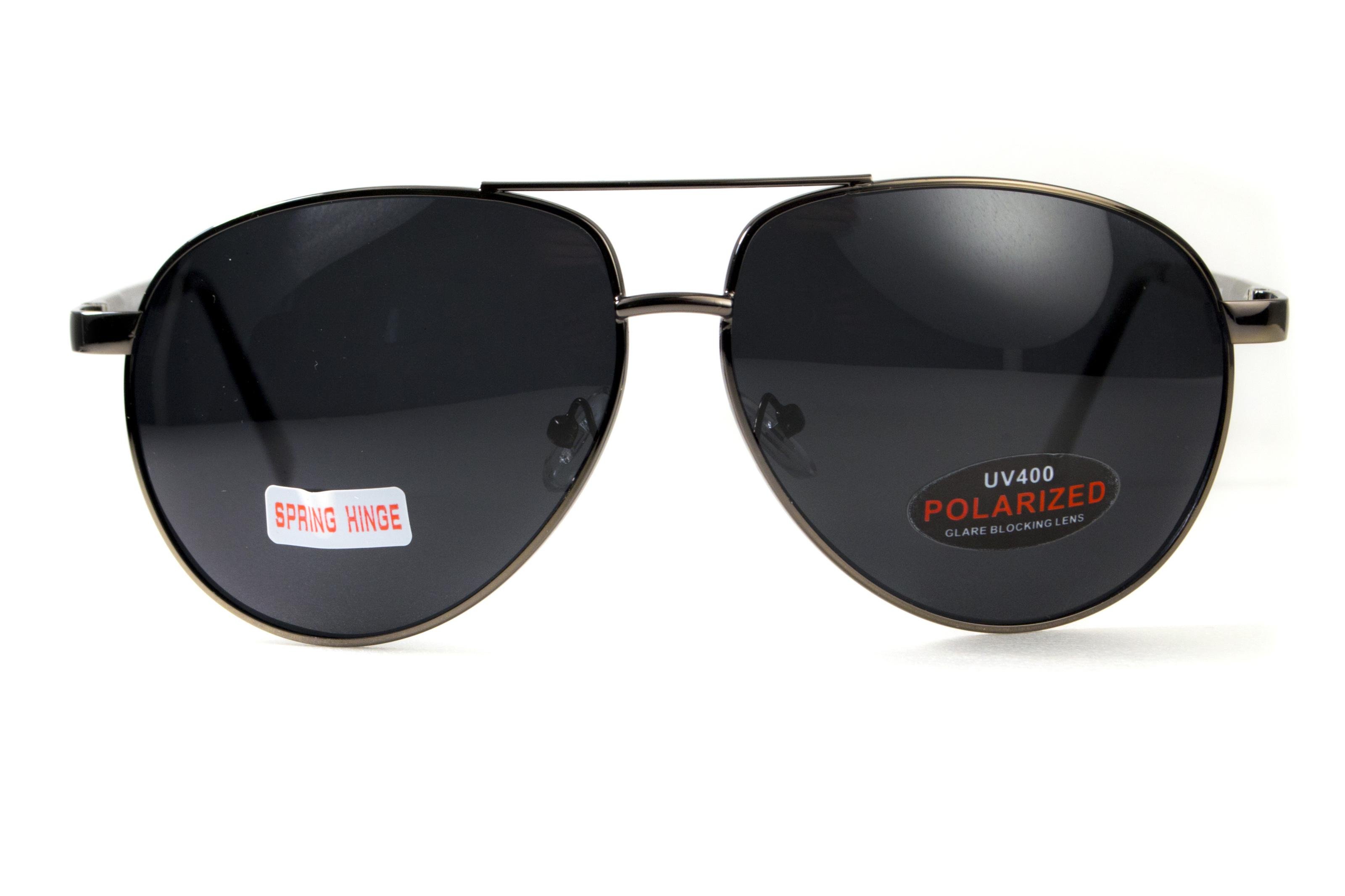 Очки поляризационные BluWater AirForce GunMetal Polarized Черный