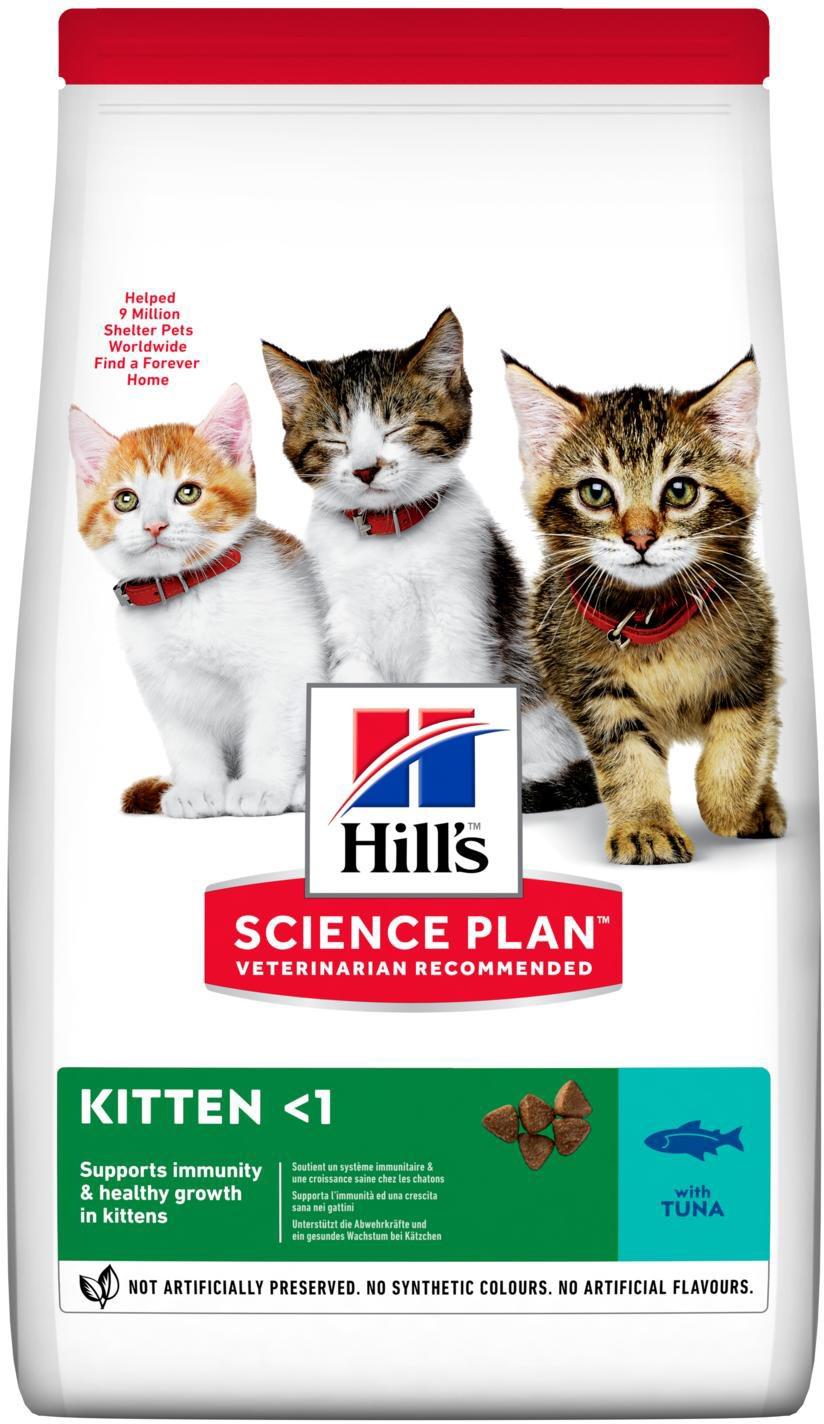 Сухий корм для кошенят Hill's SP Kitten Tuna з тунцем 300 г (052742022758) - фото 1