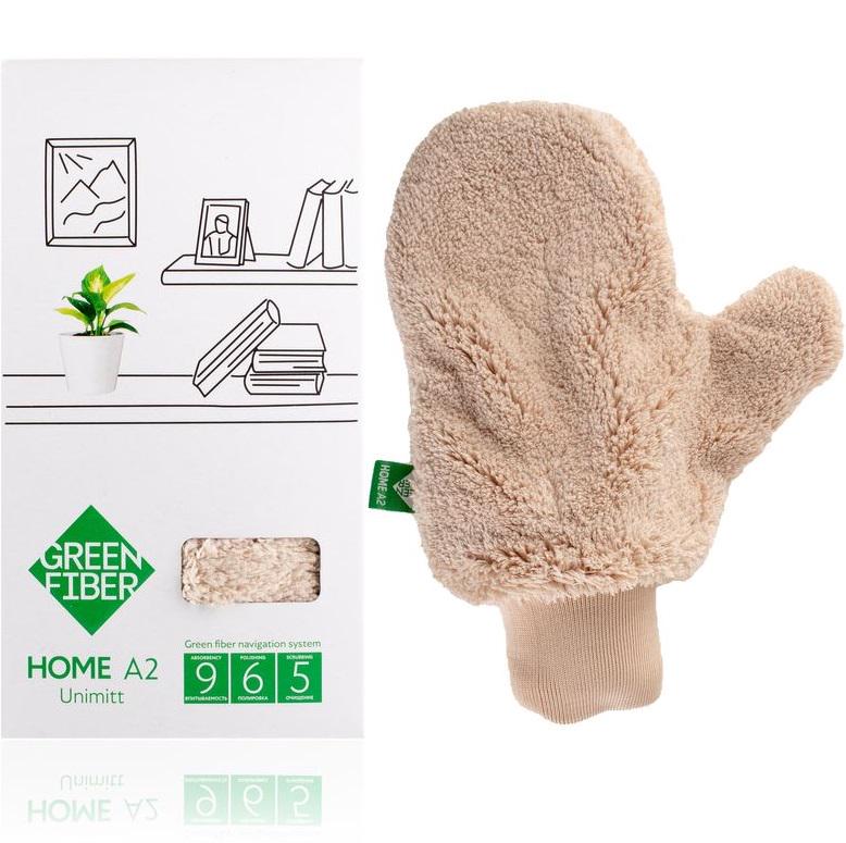Варежка GreenWay Green Fiber Home A2 универсальная Beige (08049) - фото 2 Варежка GreenWay Green Fiber Home A2 универсальная Beige (08049) - фото 2