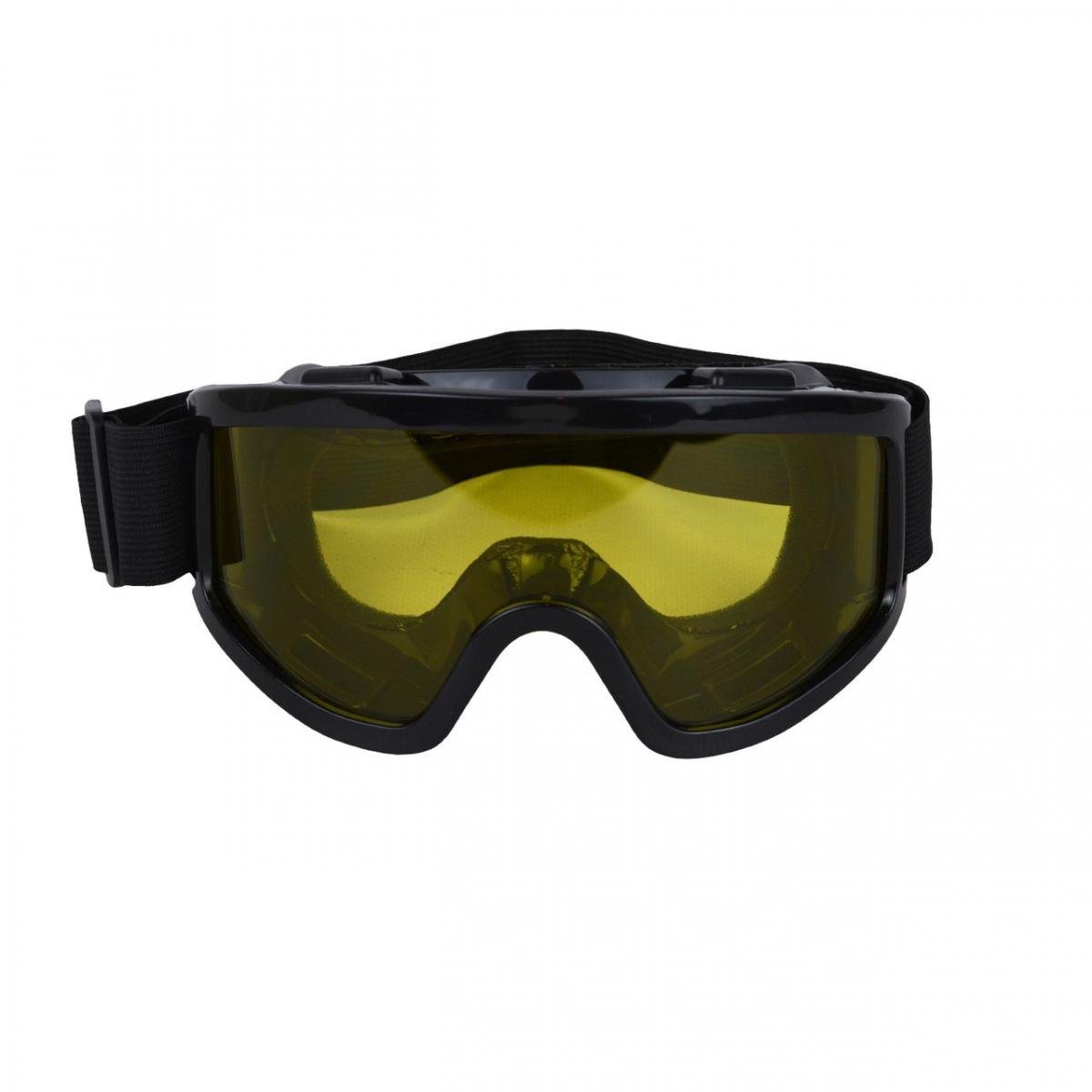 Маска-очки для спорта с вентиляцией Желтая линза (МГ-1001-54) - фото 6