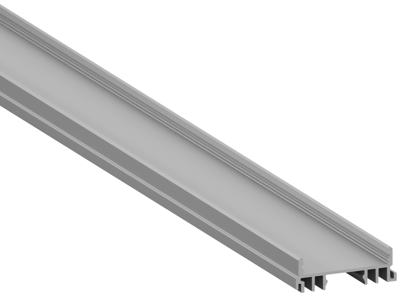 Профиль алюминиевый анодированный LEDUA АЛ-126 ЛСС для LED ленты 2 м (9488)