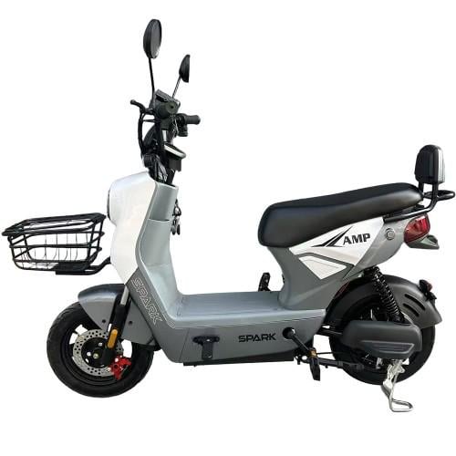 Велосипед с электромотором Spark AMP 14" 48V 800W 25 Ah Белый с серым (000247901)
