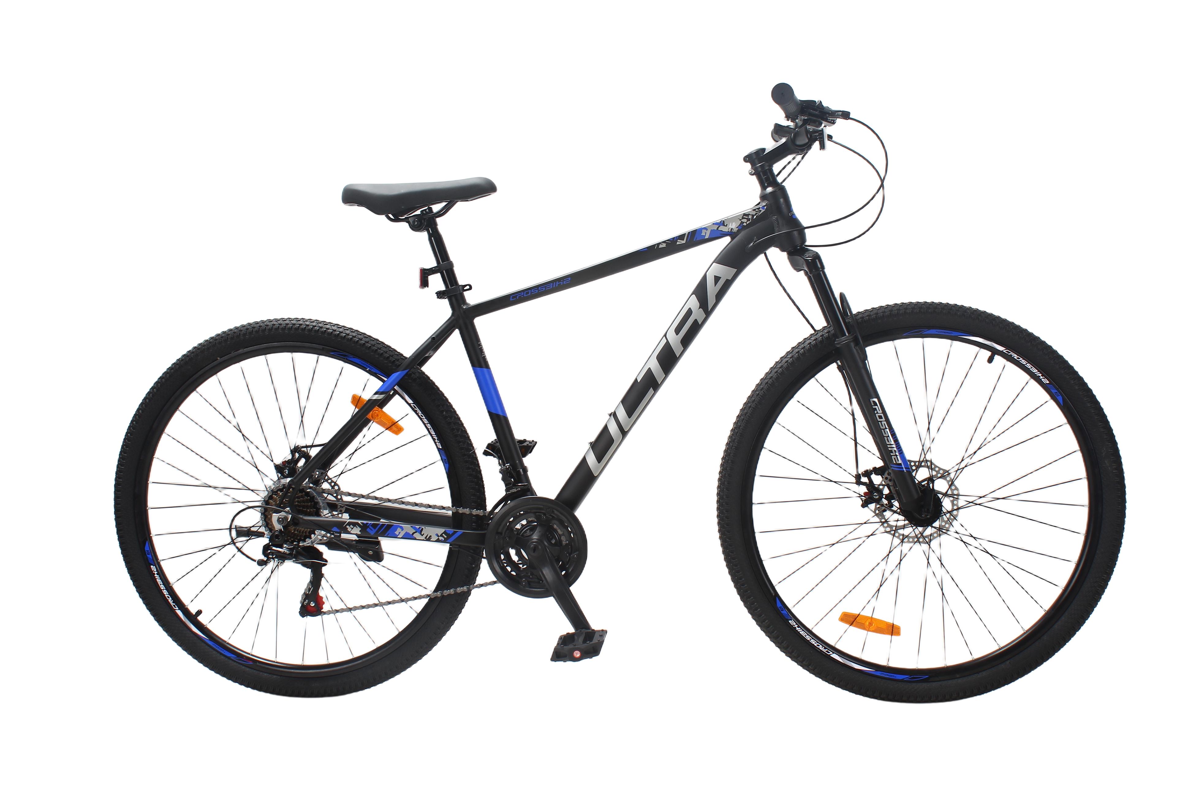 Велосипед CrossBike ULTRA 29" 19" Чорно-синій