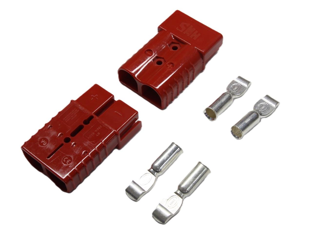 Роз'єм силовий Anderson SMH 350А пара Червоний (2459817453) Роз'єм силовий Anderson SMH 350А пара Червоний (2459817453)