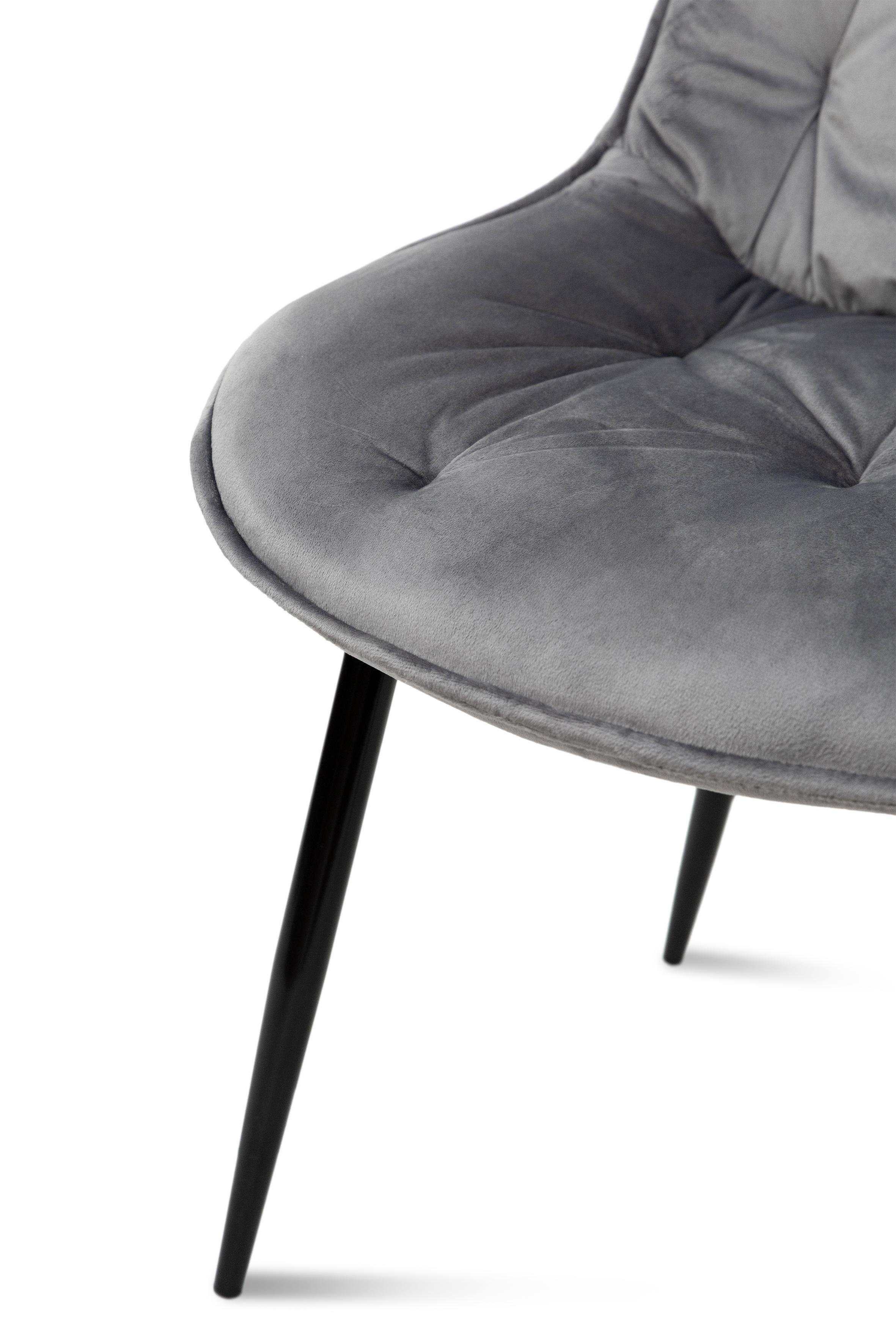 Стілець для кухні та вітальні ГРЕЙС Прадо-R 500х910х580 мм Чорний/Сірий (GAА0057239) - фото 11 Стілець для кухні та вітальні ГРЕЙС Прадо-R 500х910х580 мм Чорний/Сірий (GAА0057239) - фото 11