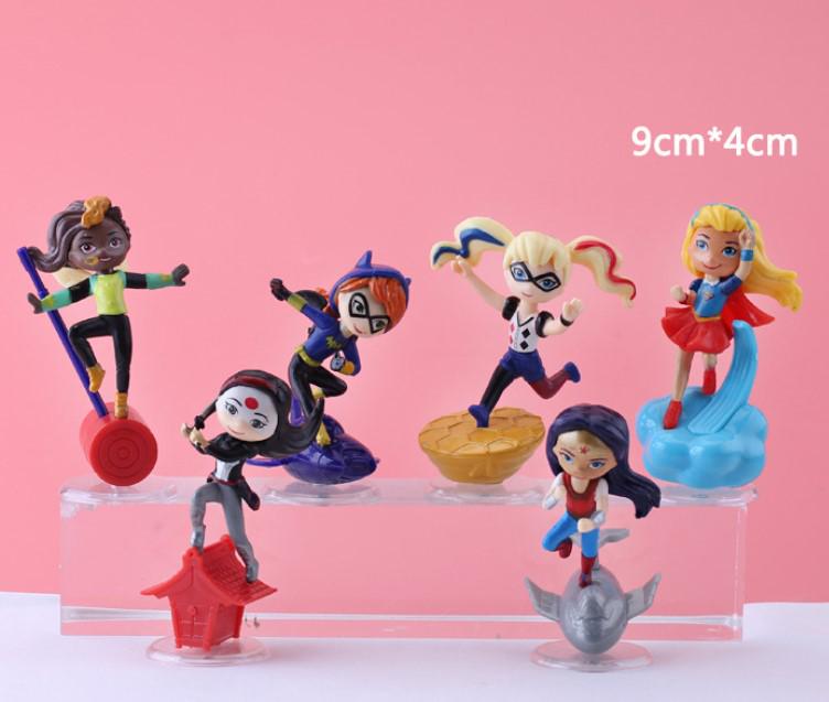 Фигурка DC Super Hero Girls 6 шт. 9 см (9284925) - фото 2