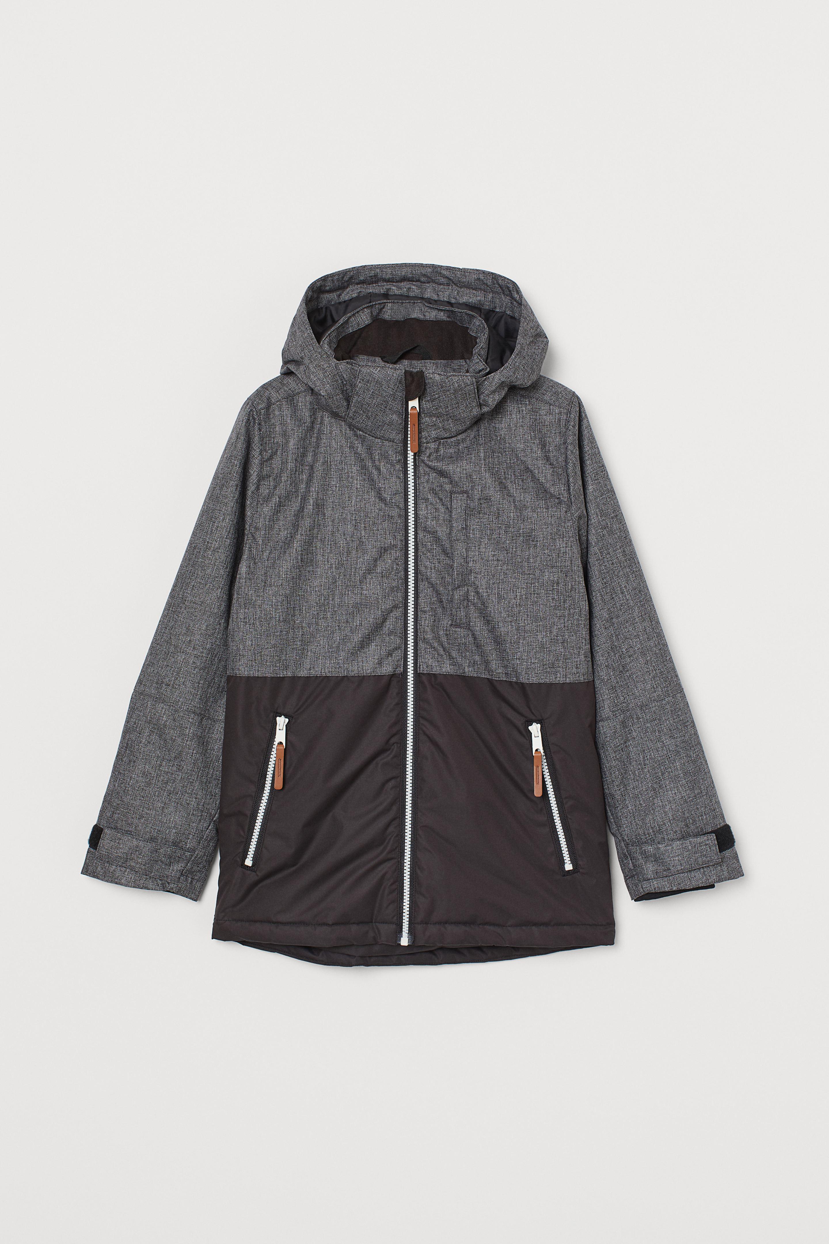 Куртка H&M 164 см Серый меланж (7357300)