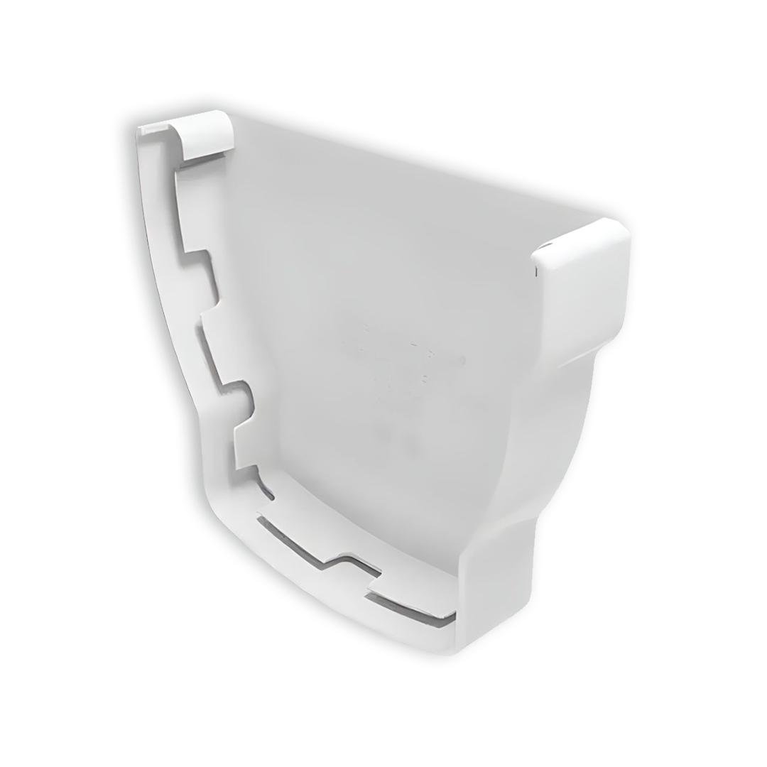 Заглушка желоба левая Elegance 140 RAL 9010 (11571129)