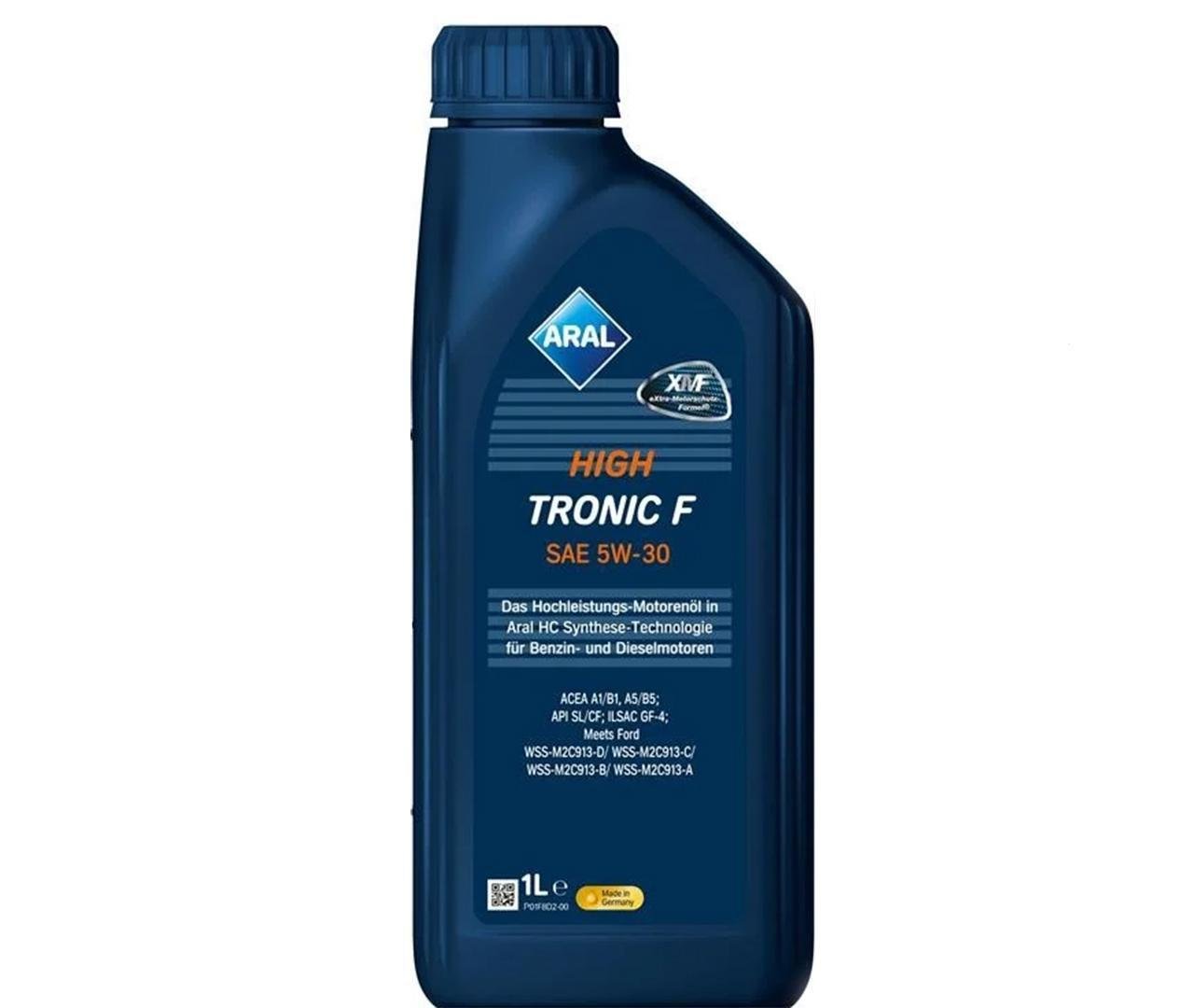 Моторное масло Aral HighTronic F 5W-30 1 л