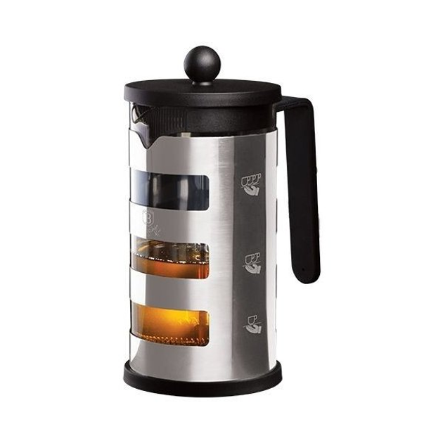 Френч-прес Berlinger Haus Black Silver Collection 1 л (BH-7807) Френч-прес Berlinger Haus Black Silver Collection 1 л (BH-7807)