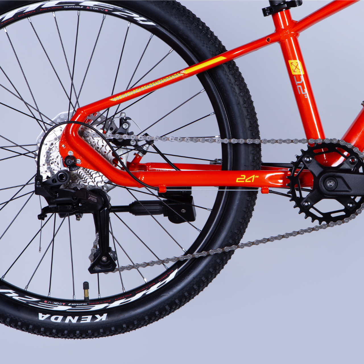 Велосипед підлітковий Formula ZEPHYR 3.0 DD CS AL 26" 14" 2025 Помаранчевий - фото 2