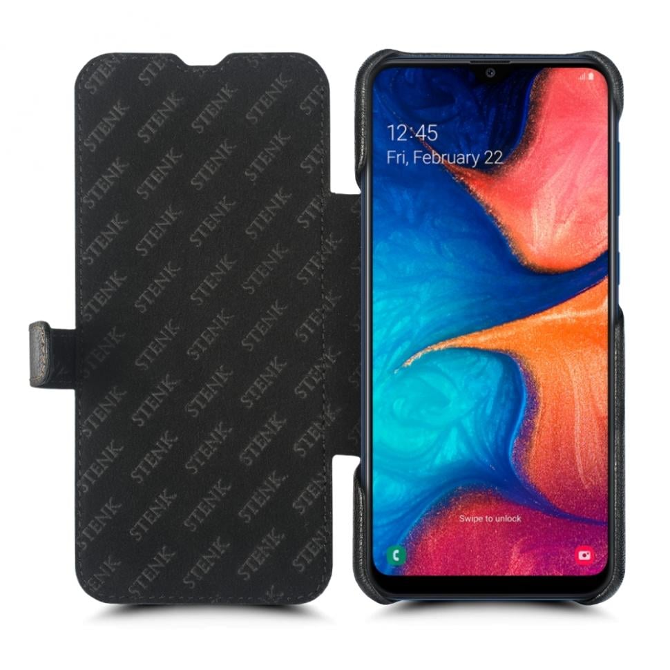 Чехол книжка Stenk Premium для Samsung Galaxy A20 Черный (68561)