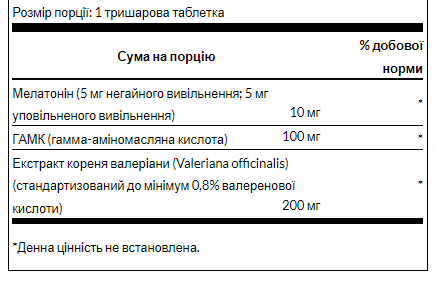 Витамин Comprehensive Sleep Formula 30 таб. (2022-09-0938) - фото 2