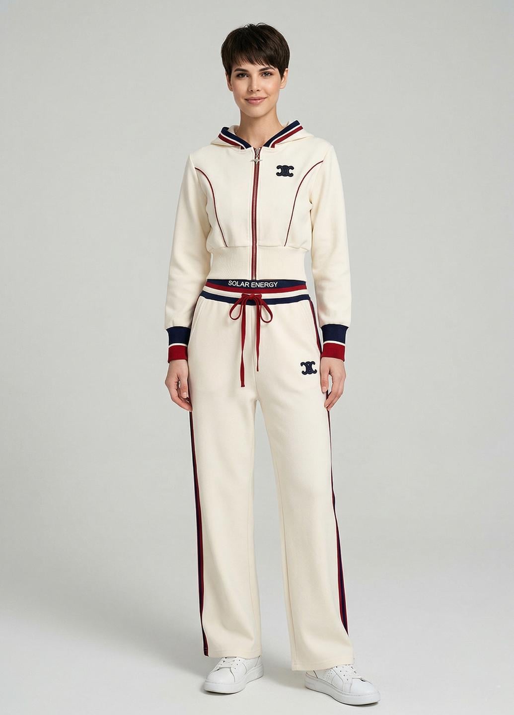 Костюм женский трикотажный р. 42 Белый (KL-325-42)