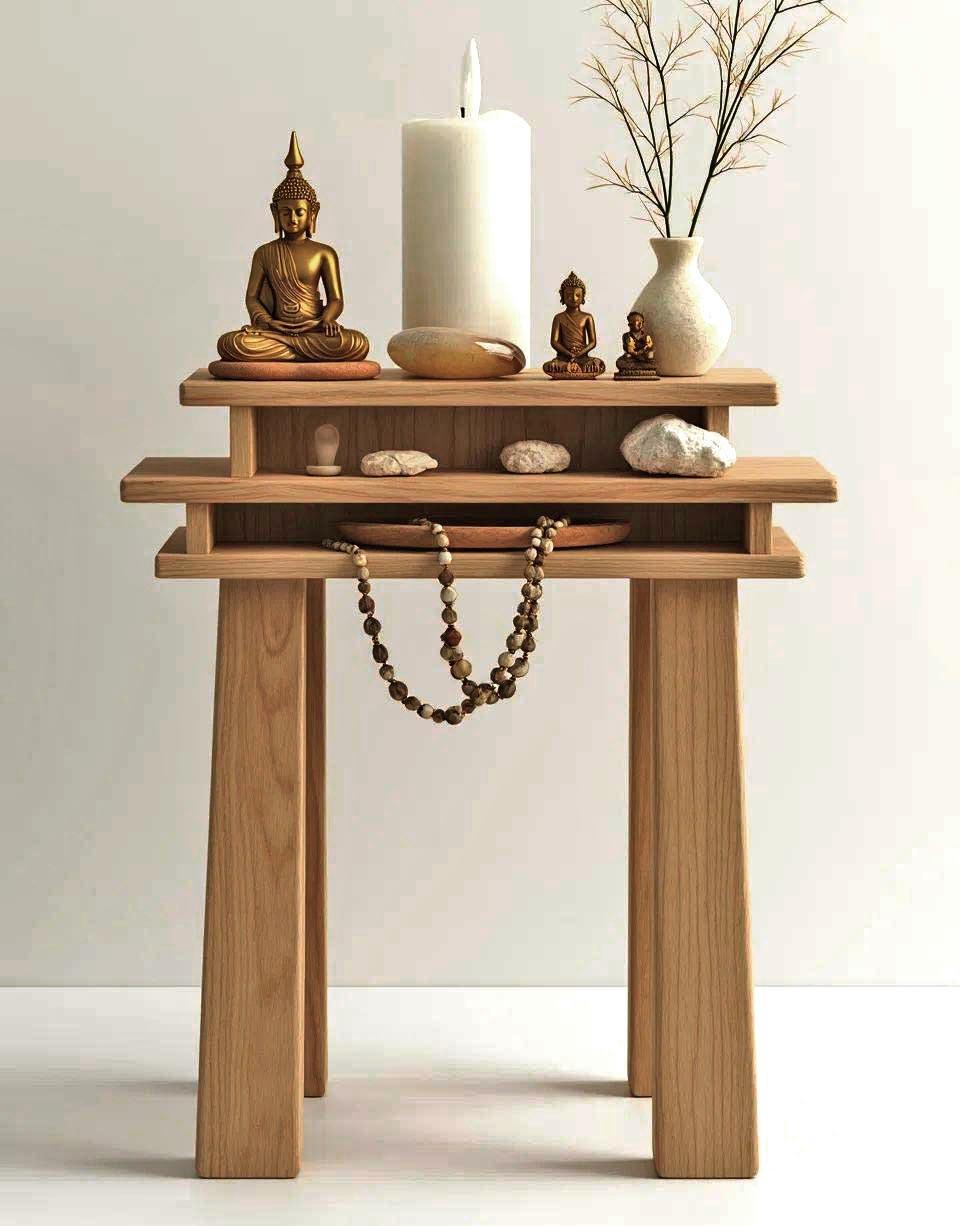 Алтарь для медитации из дерева Даршини Сієна (ЛАТ-010905)