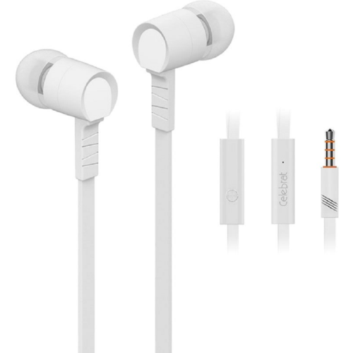 Наушники CELEBRAT D2 white 3.5 мм mini-Jack