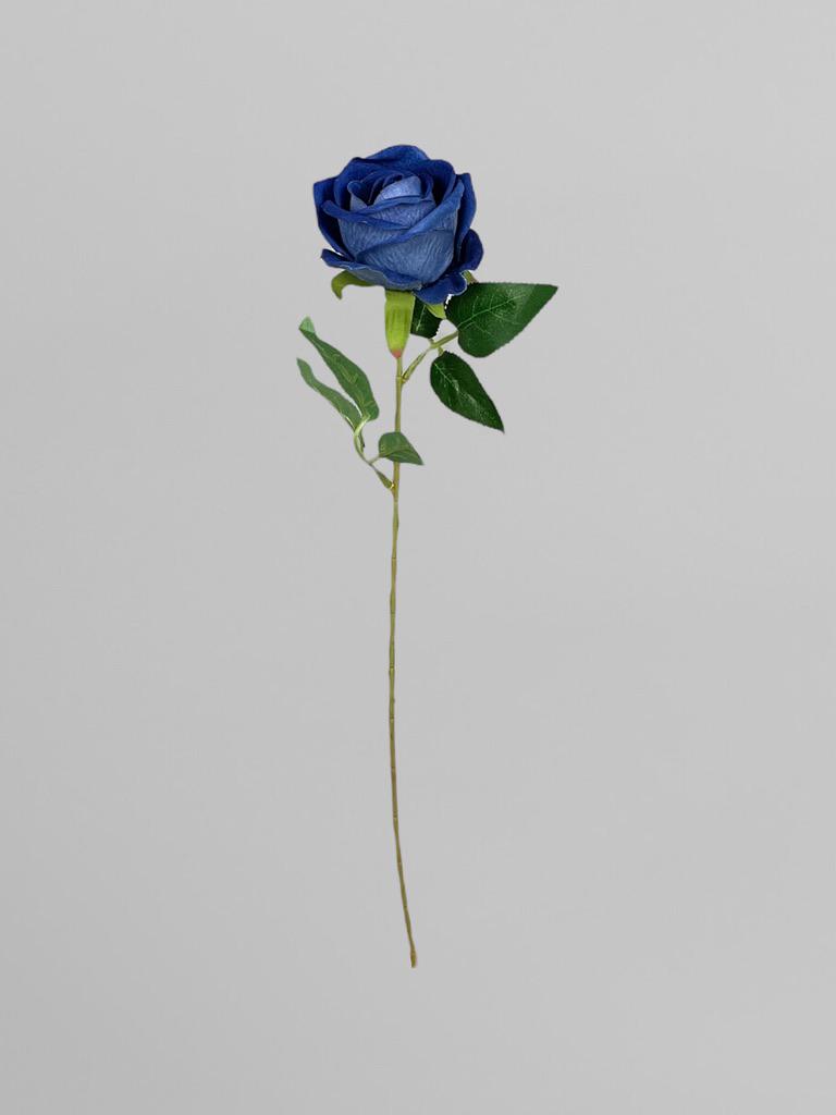 Роза на стебле 51 см Синий (К02086) - фото 6