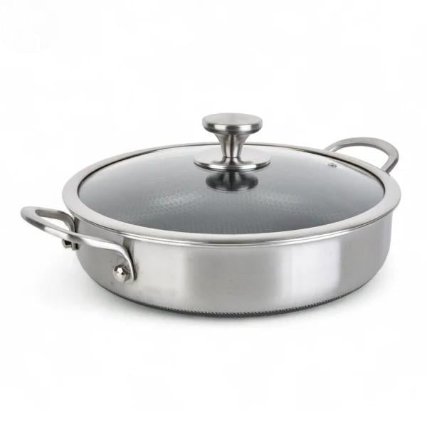 Сковорода-сотейник с крышкой Edenberg EB-13078 28 см 4 л (LO-05888)