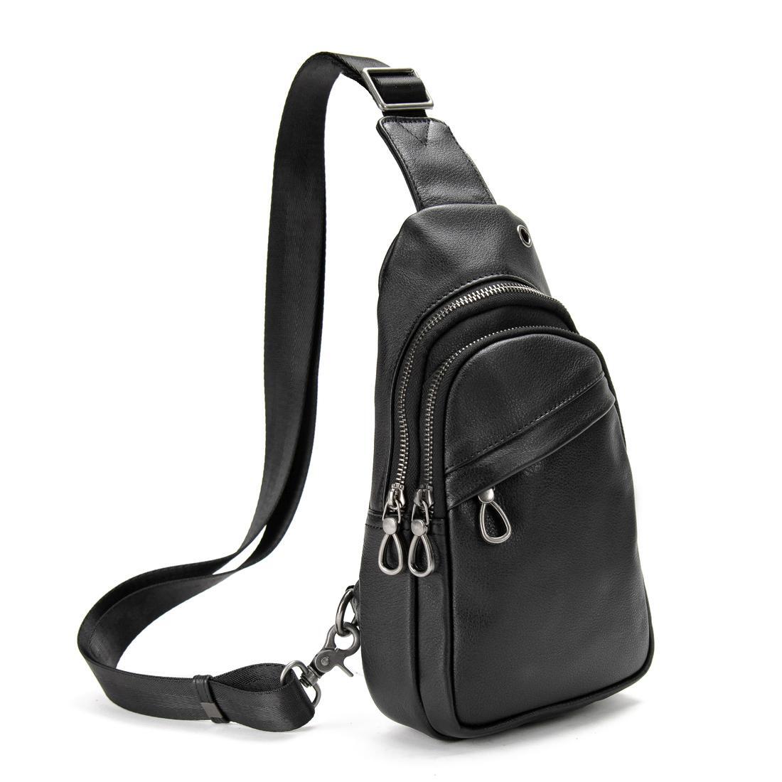 Мужская сумка через плечо Royal Bag 8007A Черный (7517)