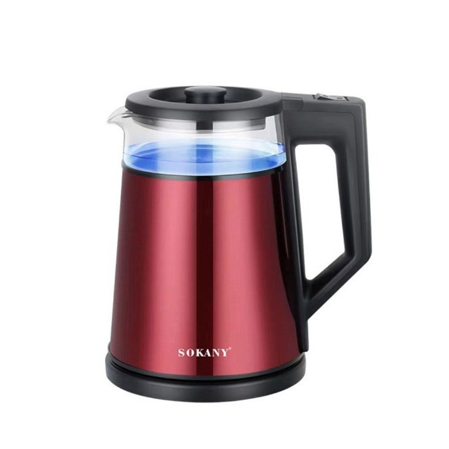 Электрочайник Sokany SK-SH-1076 2000Вт 1,7 л Красный (802272)
