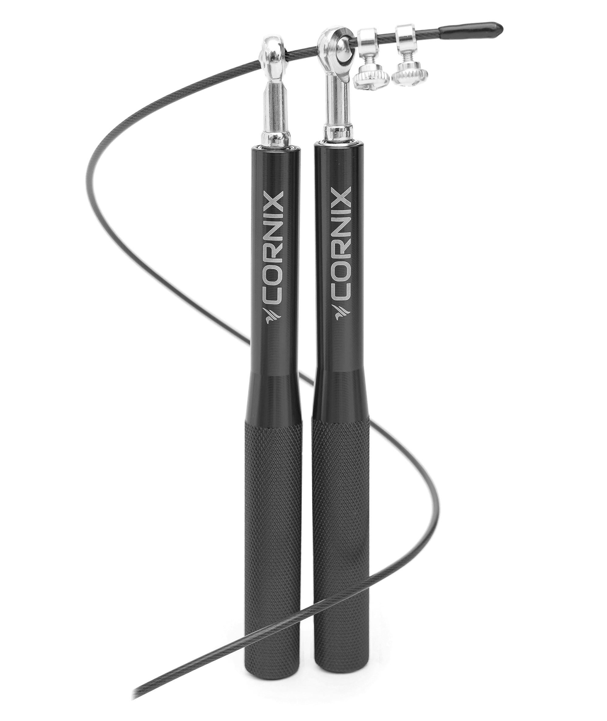 Скакалка скоростная для кроссфита Cornix Speed ​​Rope XR-0152 Black (4490)