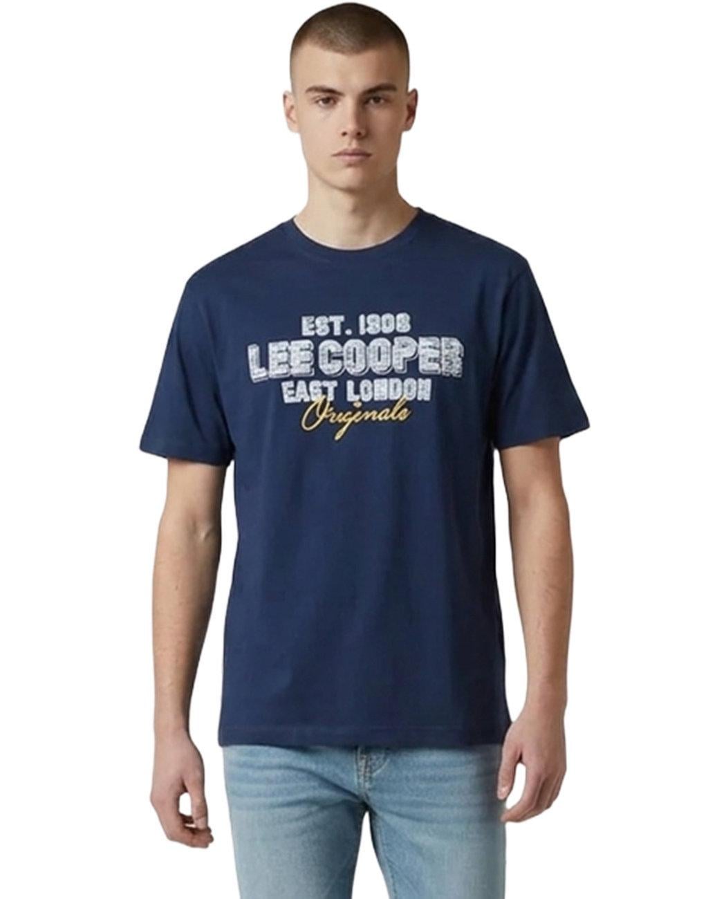 Футболка чоловіча Lee Cooper 59013122 M Темно-синій (2590131223907)
