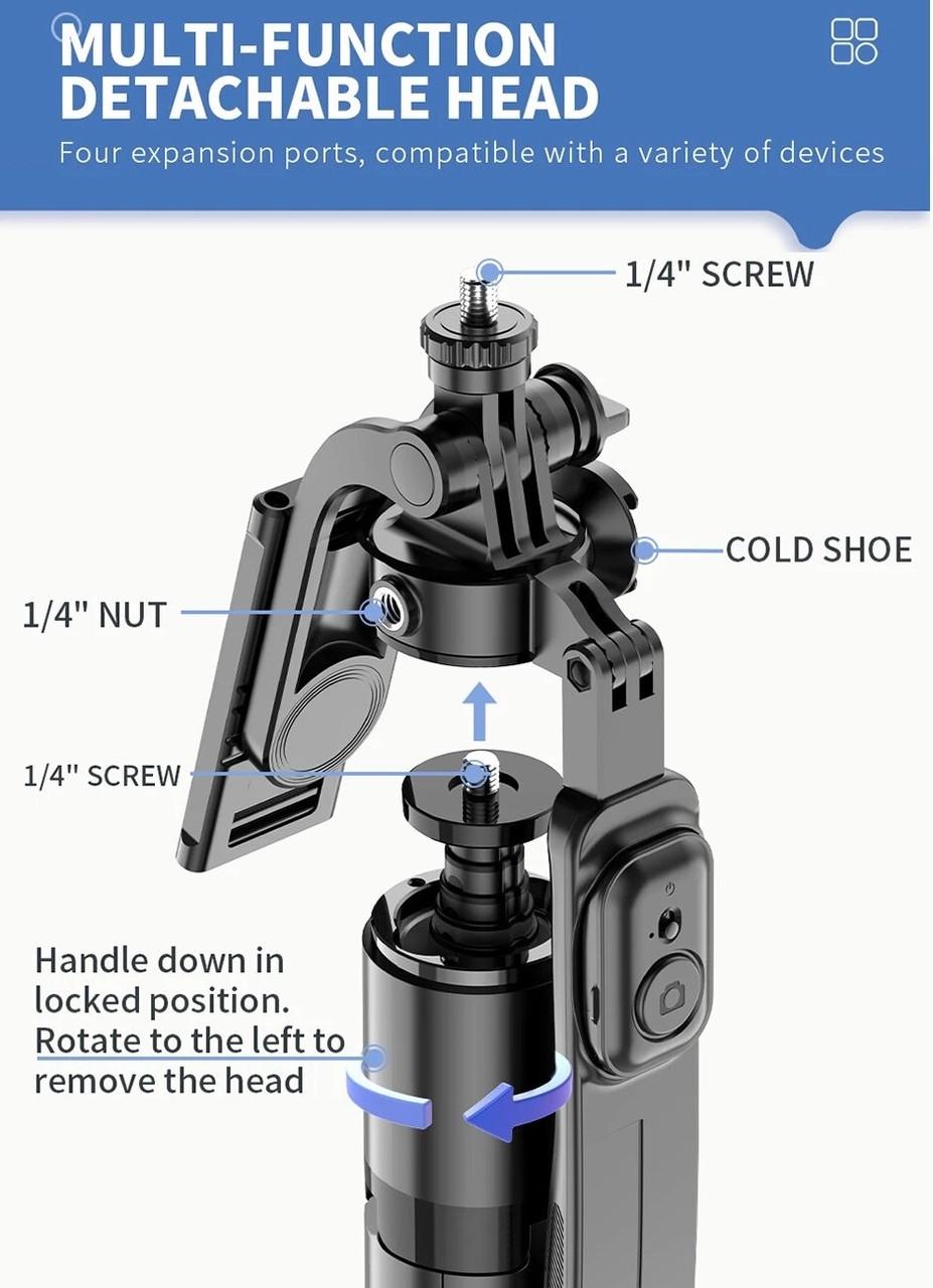 Штатив с пультом UKC C08 202 см (25397380) - фото 6 Штатив с пультом UKC C08 202 см (25397380) - фото 6