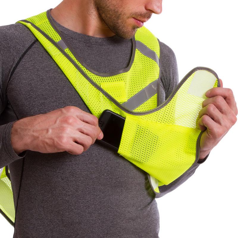 Жилет світловідбиваючий Zelart SEEYU RST-20-LED Салатовий (DR012558) - фото 4