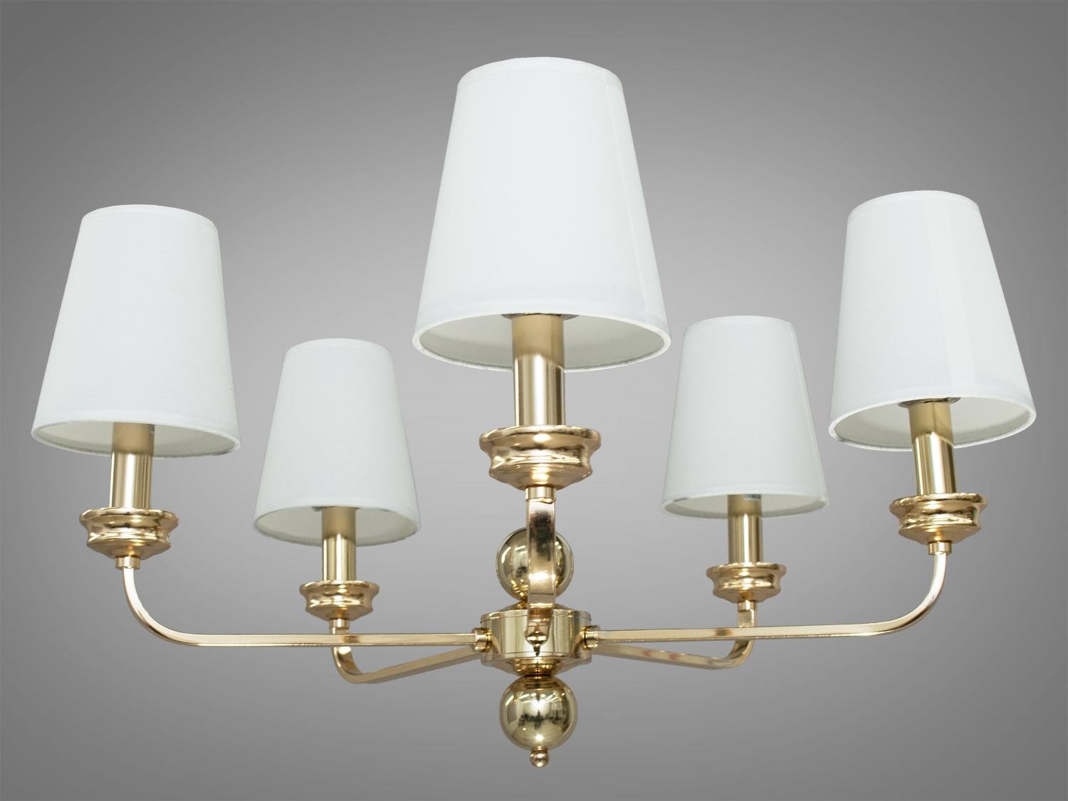 Люстра Diasha 1012/5G с 5 абажурами Золотистый