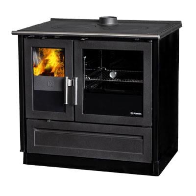 Піч з варильною поверхнею і духовкою Plamen 910 Glas 9 кВт Чорний (29670107)