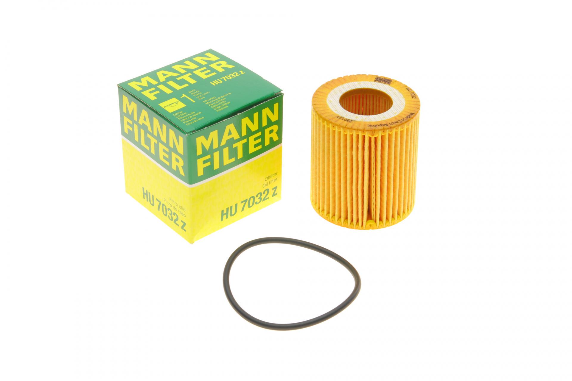 Фильтр масляный Mann-Filter для Citroen Berlingo/Jumpy/Peugeot Expert/Partner 1,5 BlueHDi 15- (HU 7032 Z)
