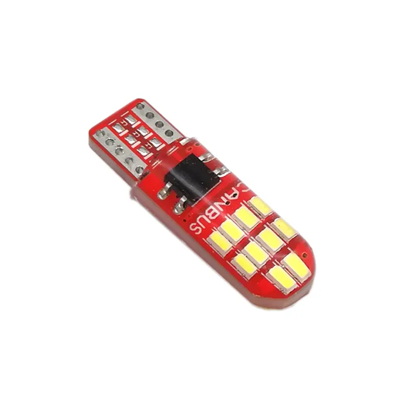 Автомобильная лампа Terra T10 W5W W2,1x9,5d 3014x20SMD 12-15V CanBus биполярная Белый (1800094511)