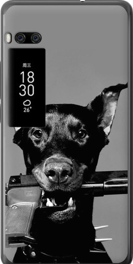 Чехол на Meizu Pro 7 Доберман (2745u-1044-42517)