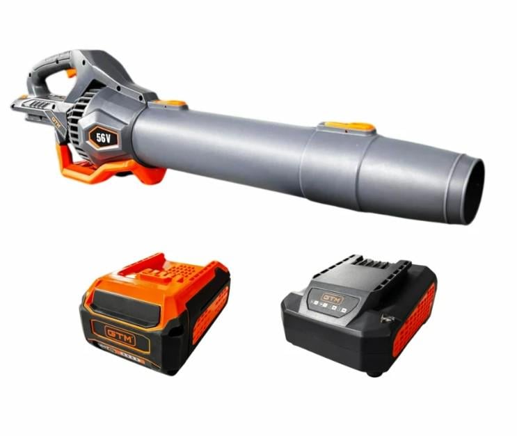 Воздуродувка аккумуляторная GTM AB56/1374BL KIT 56V 1374 м3/час с АКБ и ЗУ (AB56/1374BL_KIT)